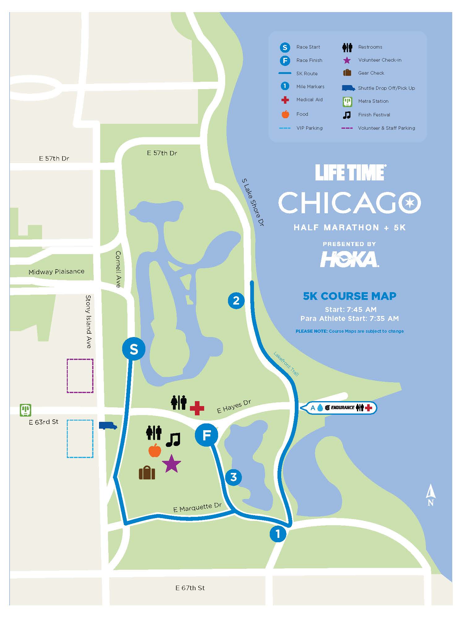 Life Time 5K Chicago Half Marathon and 5K