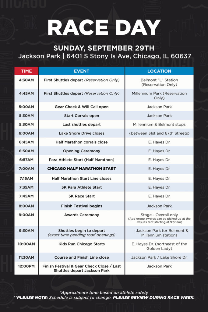 Half Marathon Chicago Half Marathon and 5K